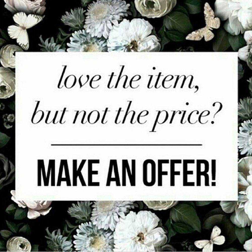 I'm open to all offers 🙂
